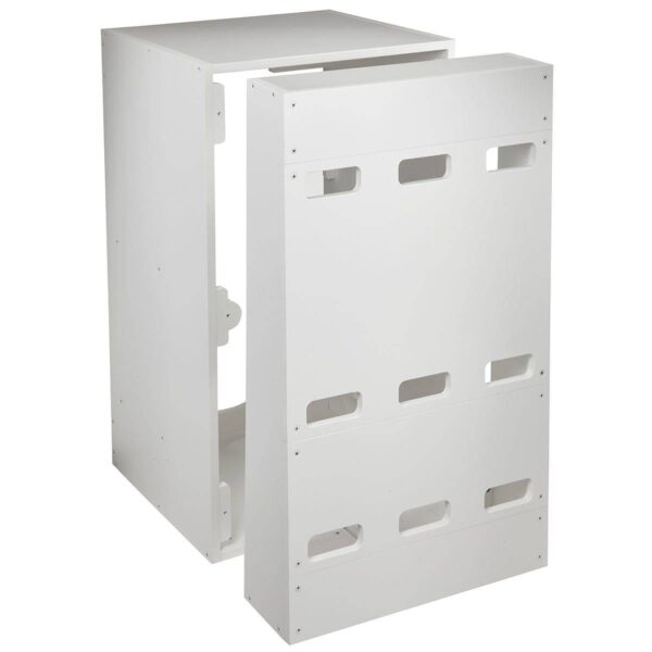 Controller Cabinet Wire Management System - White - Image 1