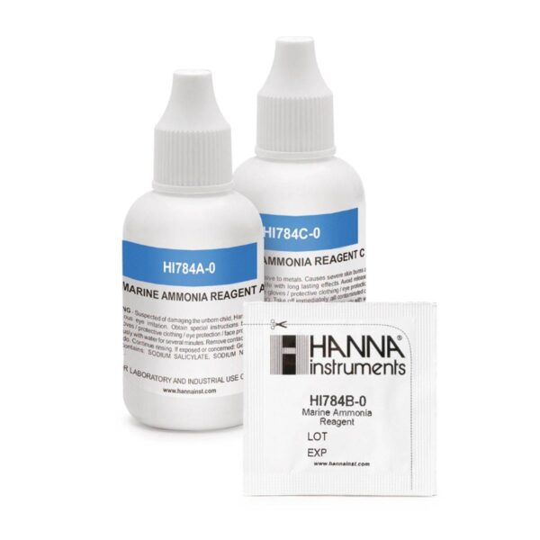 HI784-25 Marine Ammonia HC Checker Reagents (25 tests) - Hanna Instruments - Image 1