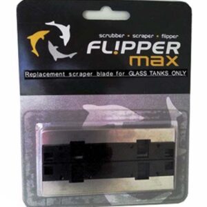 Flipper MAX Aquarium Algae Magnet Cleaner Stainless Steel Replacement Blades - 2 pack