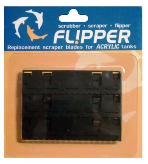 Flipper Regular Aquarium Algae Magnet Cleaner ABS Replacement Blades - 3 pack - Image 1