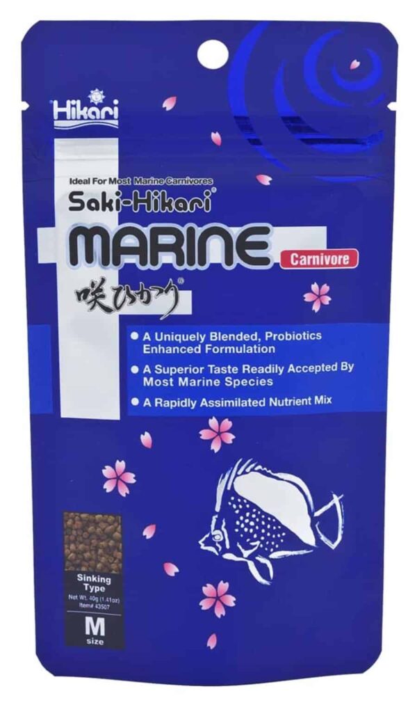 gtobnrtyklbpxokg7dxn.jpg Saki-Hikari Marine Carnivore Pellets Fish Food 1.41oz - Image 1