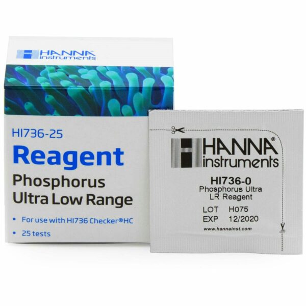 HI736-25 Phosphorus Ultra Low Range Marine Reagent (25 Tests) - Hanna Instruments - Image 1