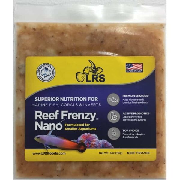 LRS Reef Frenzy® Nano 4oz - Reef Blend Frozen Food - Image 2
