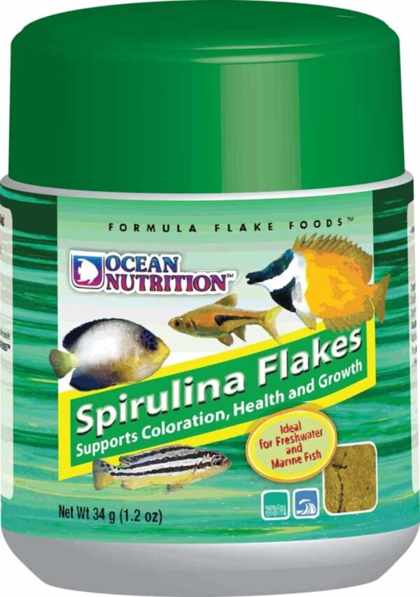 Spirulina Flakes Fish Food - Image 1