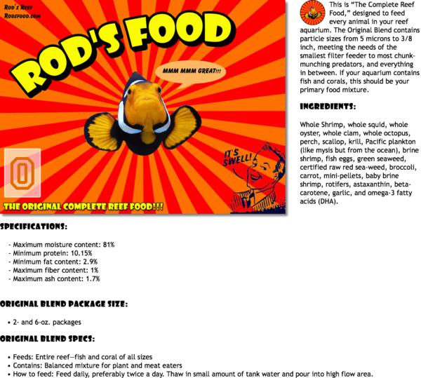 Rod's Frozen Food Flat - 6 oz - Original Blend - Image 3