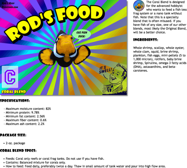Rod’s Frozen Food Flat – 2 oz – Coral Blend - Image 3