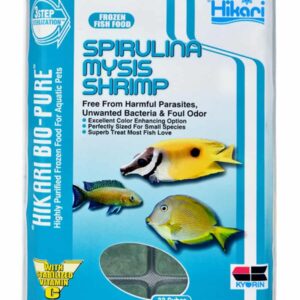 Frozen Spirulina Mysis Shrimp - Hikari Bio-Pure
