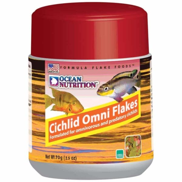 Cichlid Omni Flakes Fish Food - Image 1