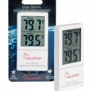 AQUATOP DTG-25 External Digital Thermometer with Dual Temperature Display