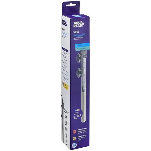 50w Heater (preset glass) - Aqua Ready - Image 2